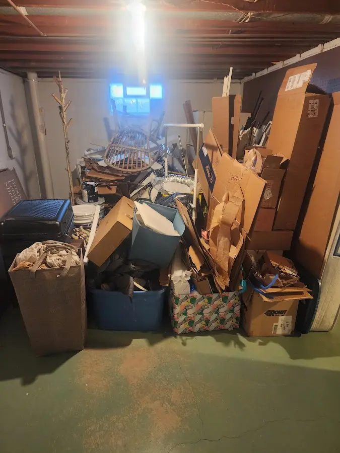 Roll-off dumpster container at job site for Yard Waste Dumpster Rental in Nellis AFB